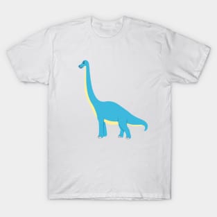 Cute Happy Dinosaur Brachiosaurus T-Shirt